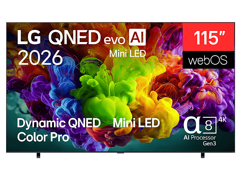 LG ELECTRONICS 115QNED93B6 (2026) 115 Zoll 4K QNED evo Display mit ...