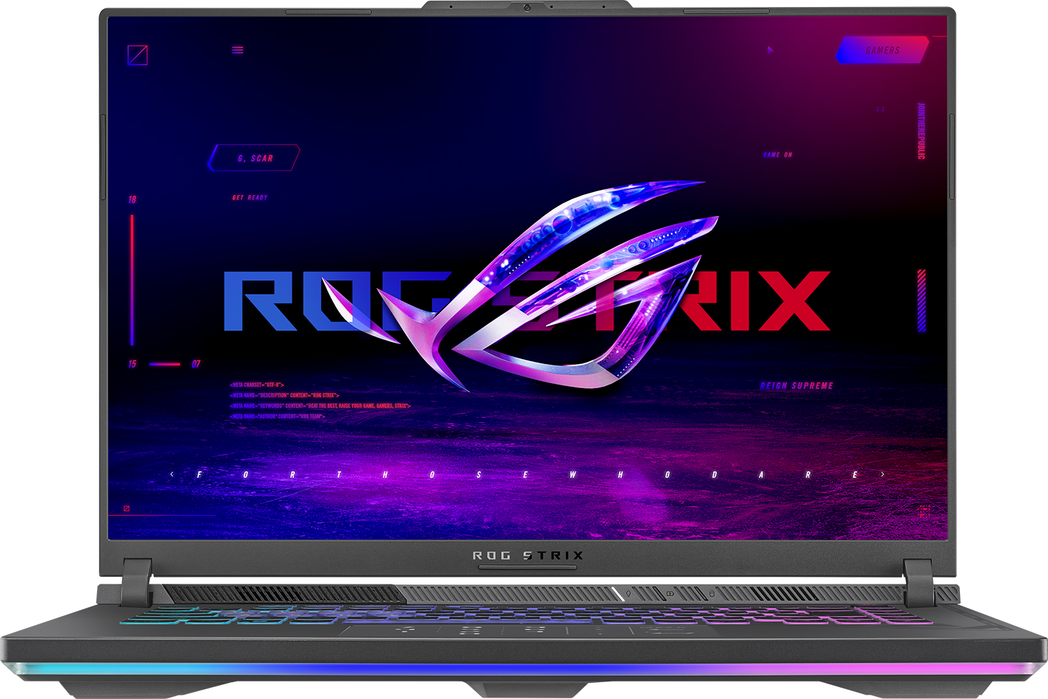 ASUS ROG Strix G614PM-RV087OA Szürke Gamer laptop (16" WUXGA/Ryzen 9/32GB/1024 GB SSD/RTX5060 8GB/NoOS)