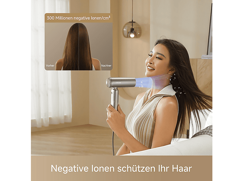 Dreame Pocket Pro 2 Haartrockner Gold (1300 Watt) — Foto 4 von 5