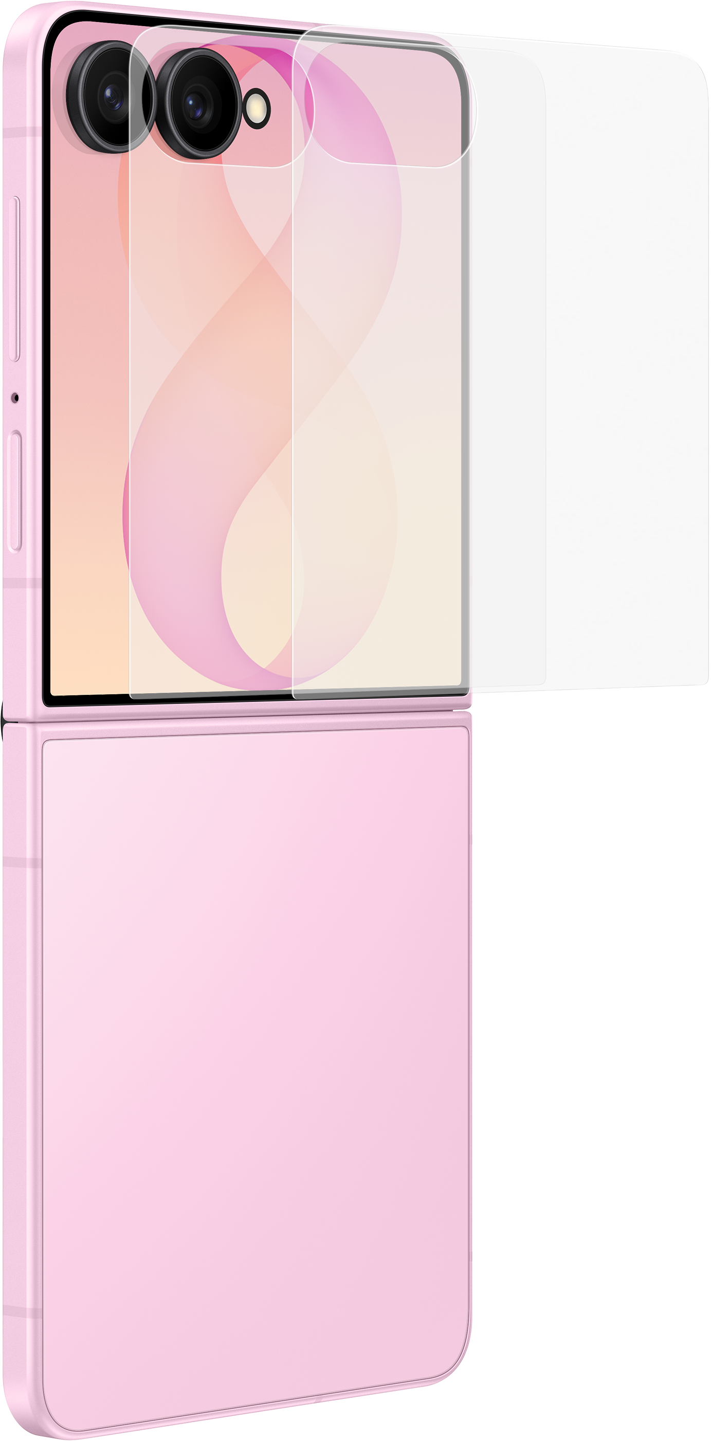 SAMSUNG Galaxy Z Flip8 tükröződéstgátló fólia, átlátszó (EF-UF776CTEGWW)