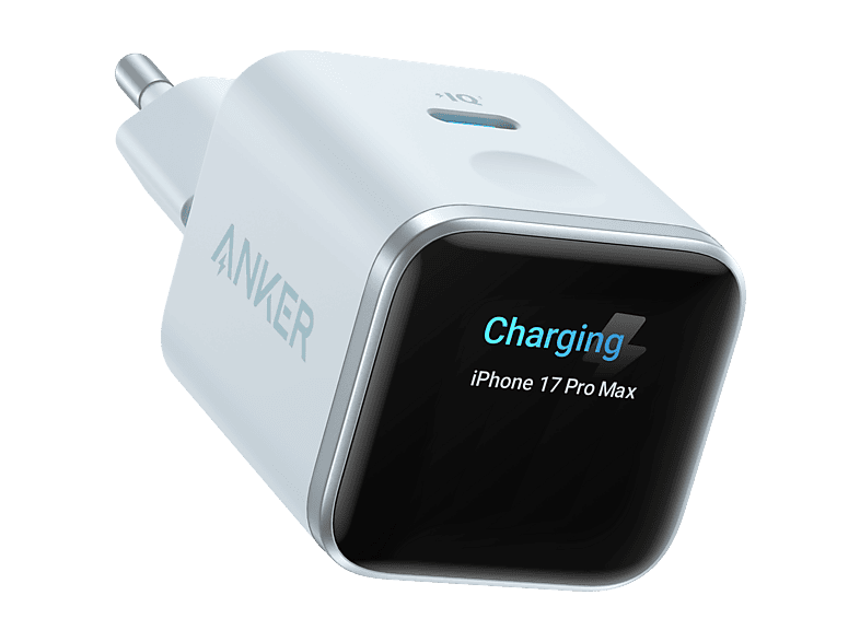 Anker Nano Oplader 45W Power Delivery Blauw