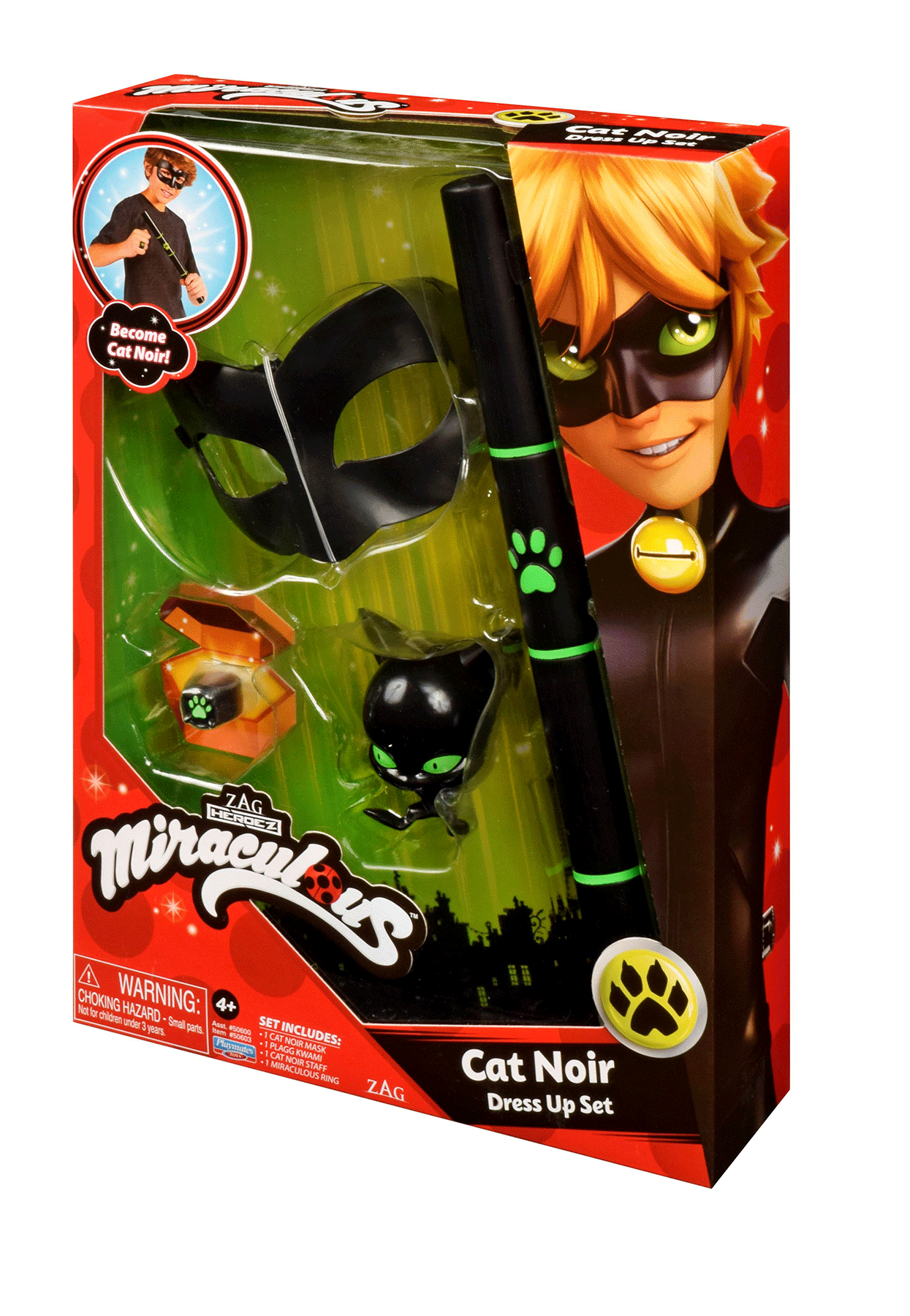 PLAYMATES Miraculous Fekete Macska jelmez