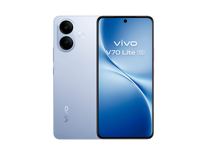 vivo V70 LITE, Titanium Blue, 256 GB, 6 GB RAM, 6.77 AMOLED, Dimensity 7400-Turbo, 6500 mAh