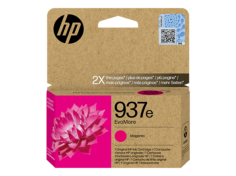 HP 937e EvoMore Original Druckerpatrone Magenta (4S6W7NE)