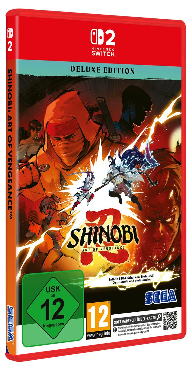Nintendo Switch Spiel "Shinobi: Art of Vengeance" Deluxe Edition Cover.