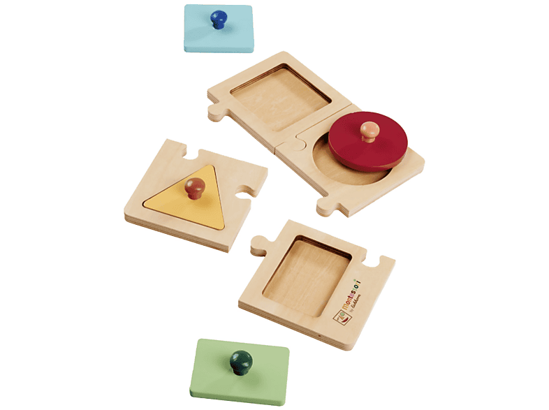 Eichhorn Montessori Lern-Puzzle Formen, Mehrfarbig; Lernpuzzle — Foto 4 von 4