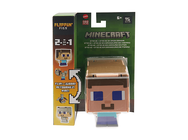 ACTION FIGURE MATTEL MINECRAFT Flippin' Figs Asst