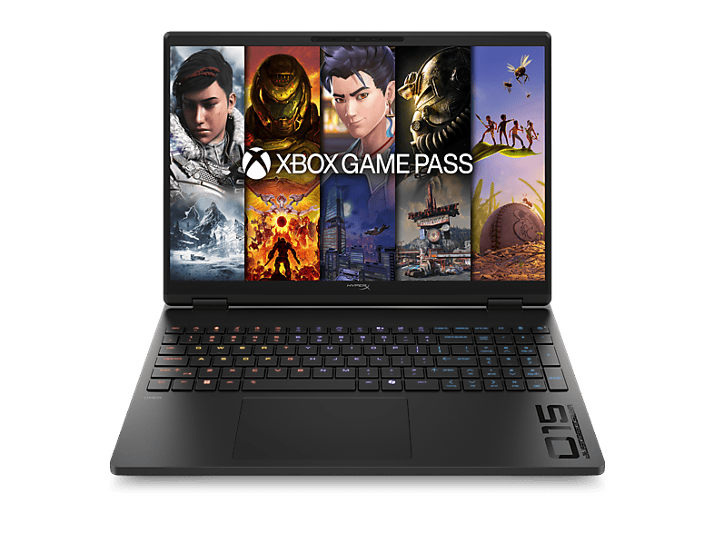 Laptop HP HyperX OMEN 15-gb0059nwx / AMD Ryzen™ 7 8745HX 16 GB RAM 512 SSD GeForce RTX™ 5070 Windows 11 Home Czarny