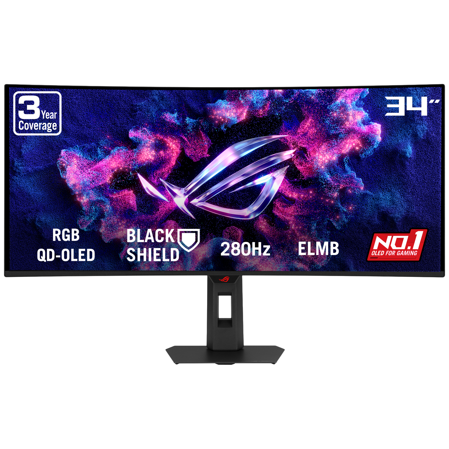 Asus Rog Strix Oled Xg34wcdms 34 Inch Uwqhd 3440 X 1440 Pixels Qd-oled