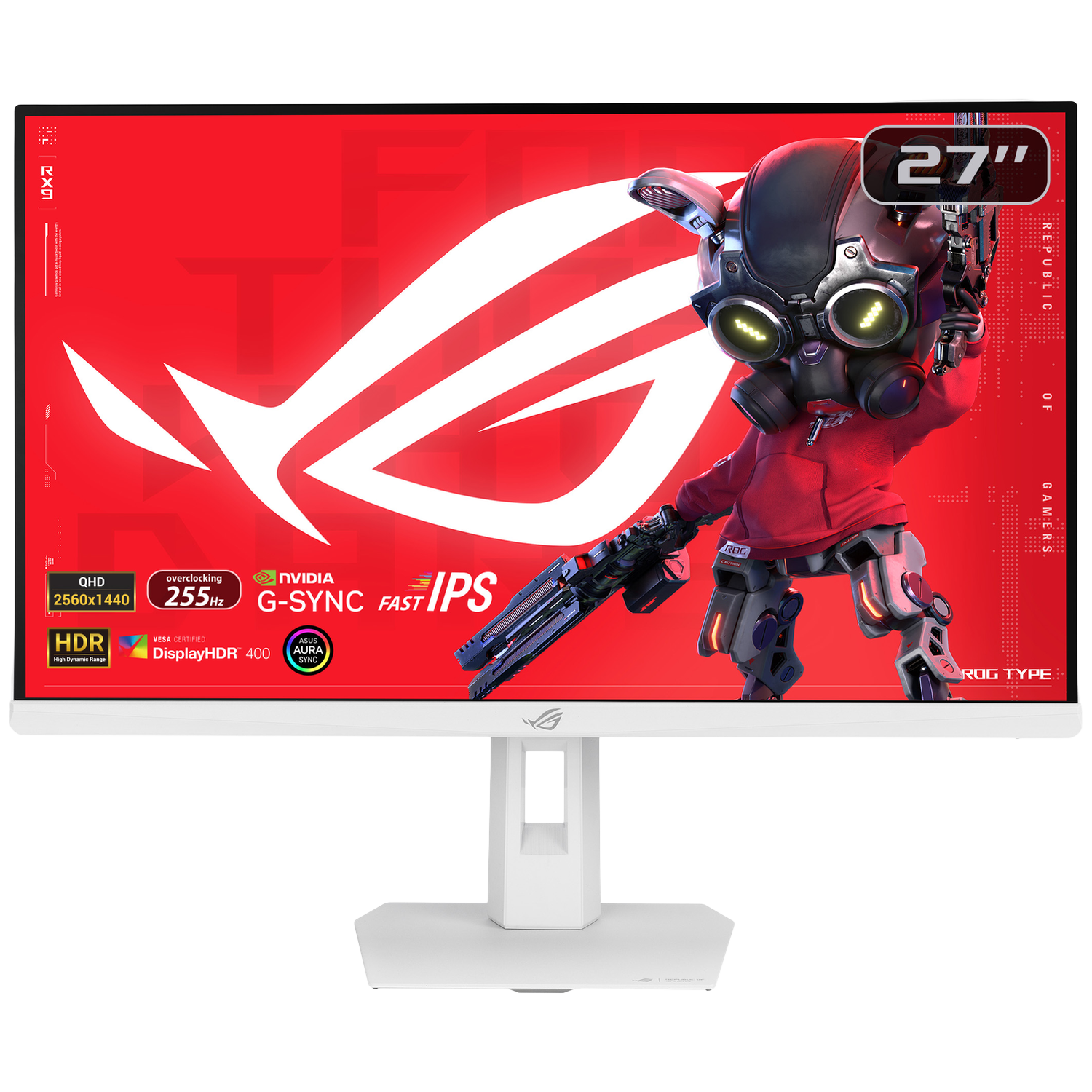 Asus Rog Strix Xg27acsr 27 Inch Wqhd 2560 X 1440 Pixels Fast Ips