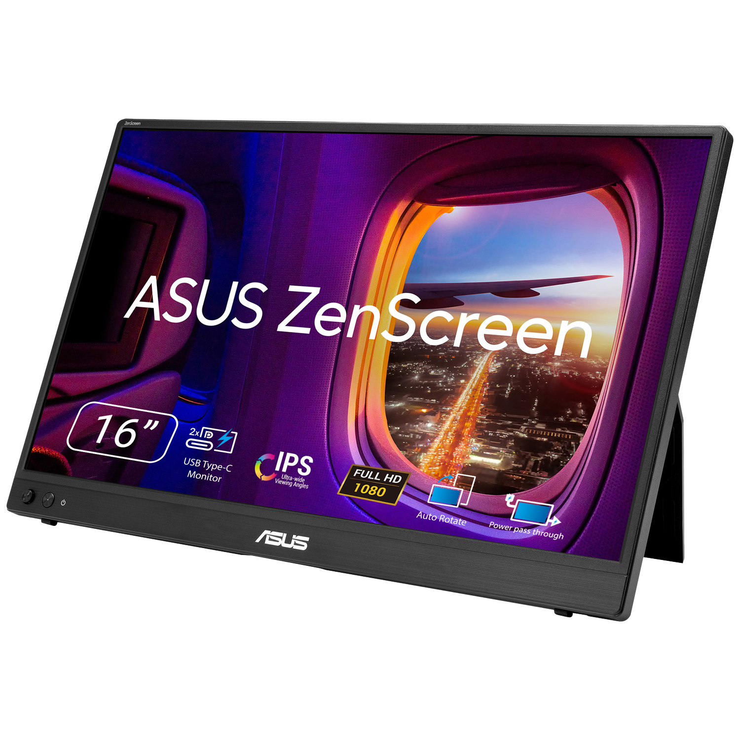 Asus Zenscreen Mb16ahve 15.6 Inch 2k 1920 X 1080 Pixels Ips