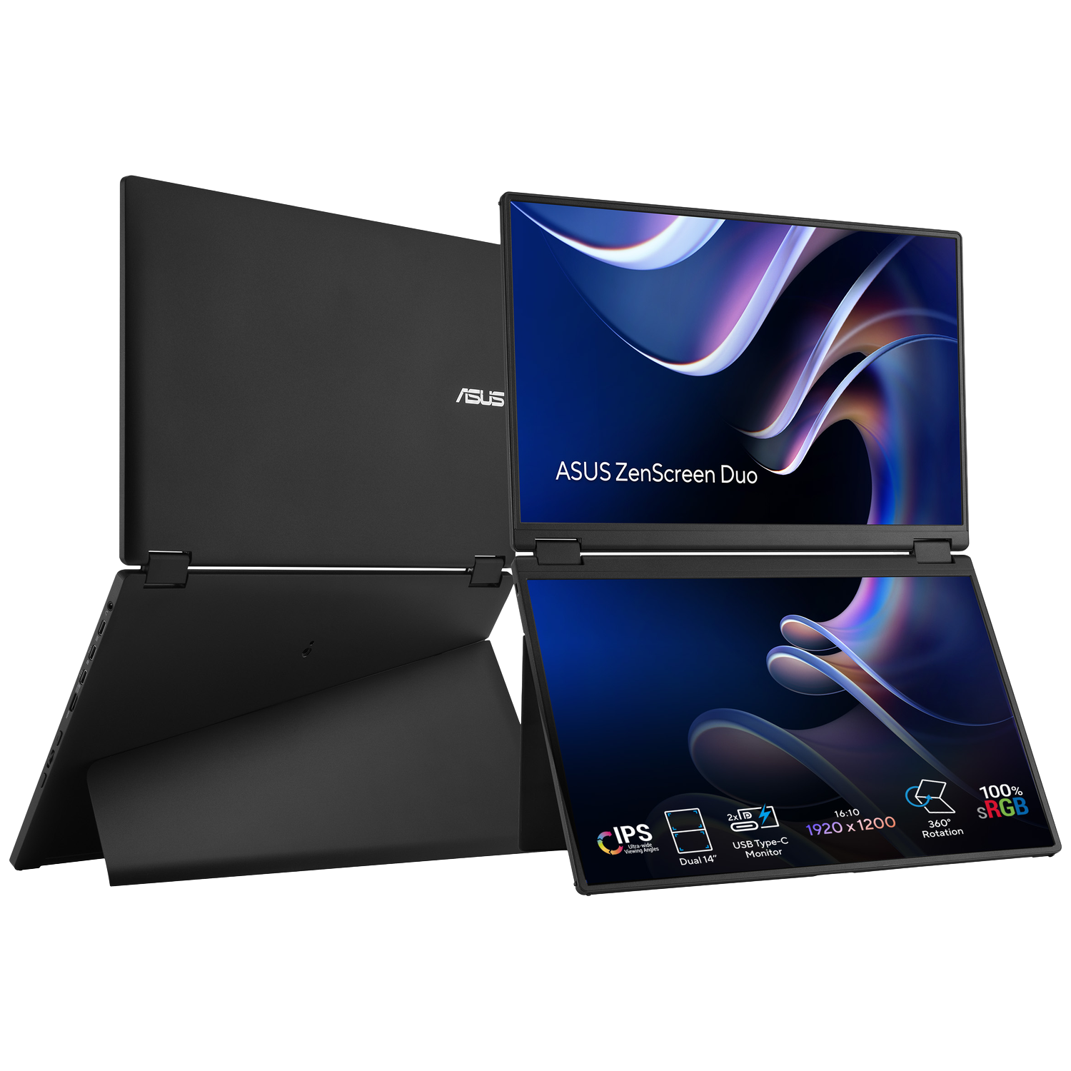 Asus Zenscreen Duo Mb14fcd 14 Inch Wuxga 1920 X 1200 Pixels Ips
