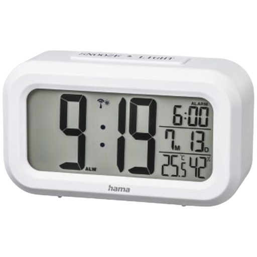 Hama Radiogestuurde Wekker RC 660 Wit