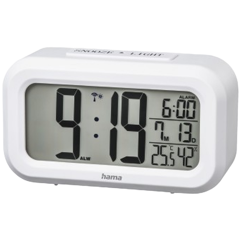 Hama Radiogestuurde Wekker RC 660 Wit