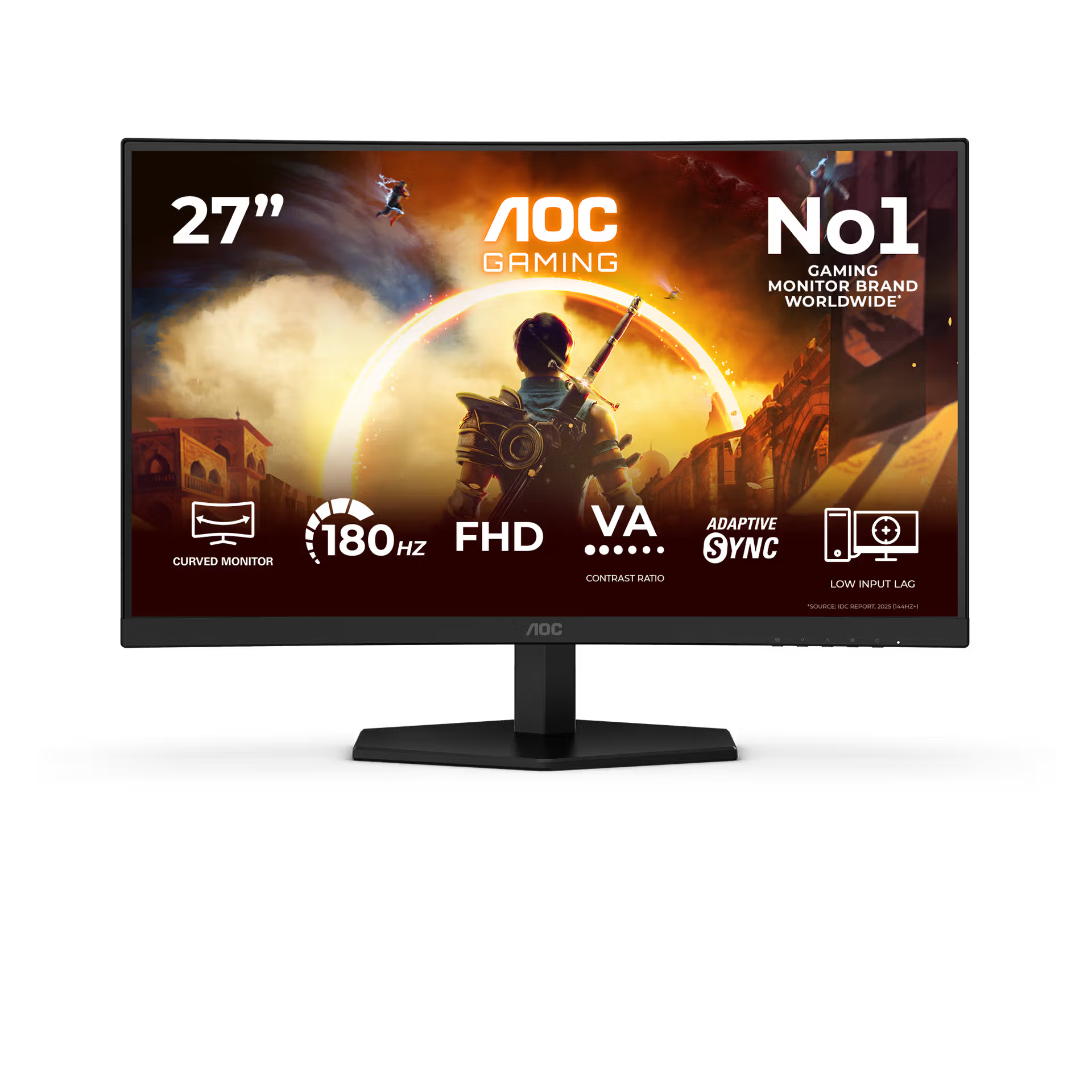 מסך גיימינג קעור C27G42FE&nbsp;מבית AOC