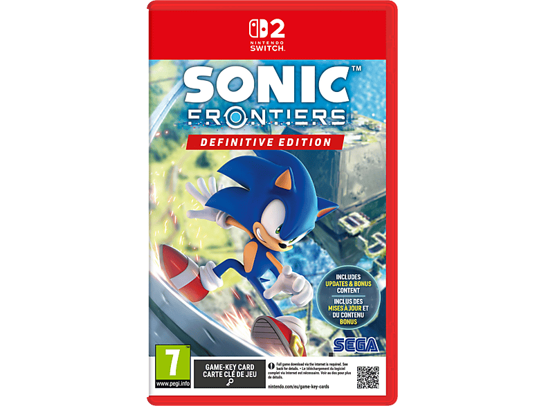 Gra Nintendo Switch 2 CENEGA Sonic Frontiers - Definitive Edition