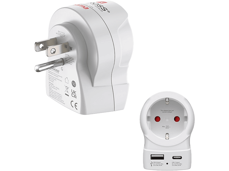 HAMA Utazó adapter EU-USA, Kanada (223479) | MediaMarkt