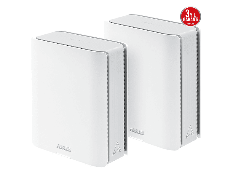 ASUS ZenWiFi BT8 BE14000 WiFi7 Tri-Band Kablosuz Mesh Sistemi Beyaz (İkili Paket)