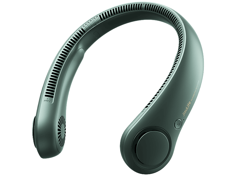 Jisulife Neck Fan 3 5 Speed Wind Green - Nekventilator Ventilator 3 Snelheden Groen