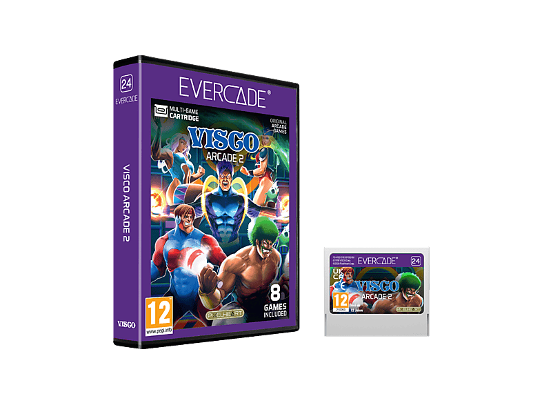 Cartucho juego retro Evercade Visco Arcade Col. 2