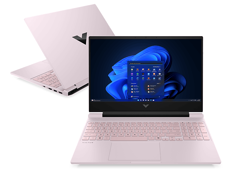 Laptop HP Victus Gaming 15-fa2028nwx / Intel® Core™ i5-13420H 16 GB RAM 512 SSD GeForce RTX™ 5050 Windows 11 Home Różowy