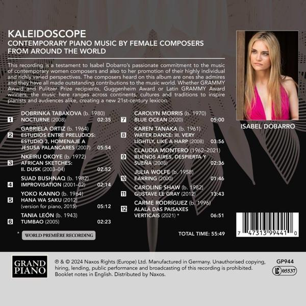 Albumcover mit Titel, Trackliste, Foto einer Frau und Barcode.