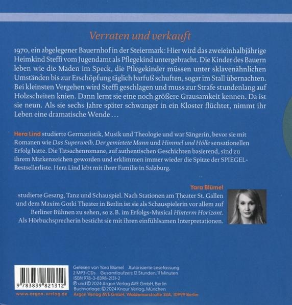 Buchcover mit Titel, Klappentext, Autoreninfo und Bild von Yara Blümel.