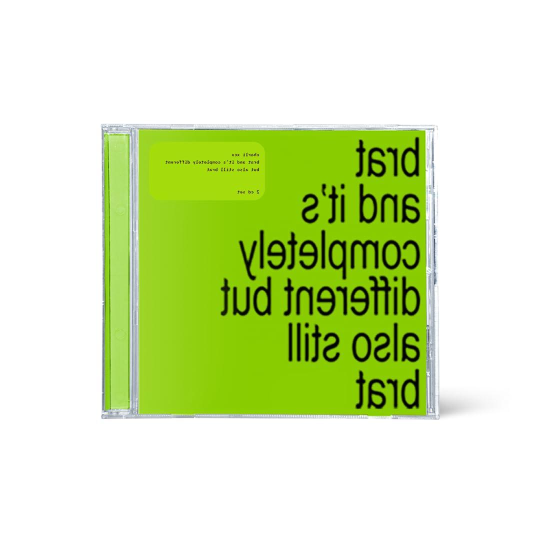 Ein CD-Case mit einem hellgrünen Cover mit schwarzem Text.