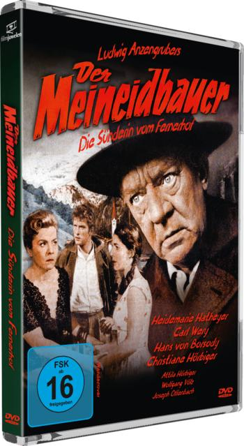 Filmplakat: "Der Meineidbauer" mit Schauspielern und FSK 16 Siegel.