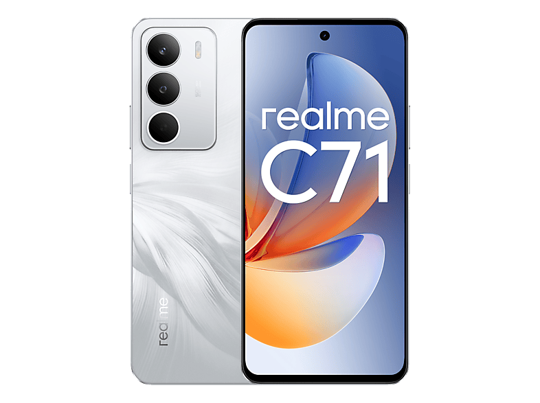 realme C71, Blanco, 256 GB, 4 GB RAM, 6.67 Eye Comfort 120Hz, UNISOC T7250, 6000 mAh