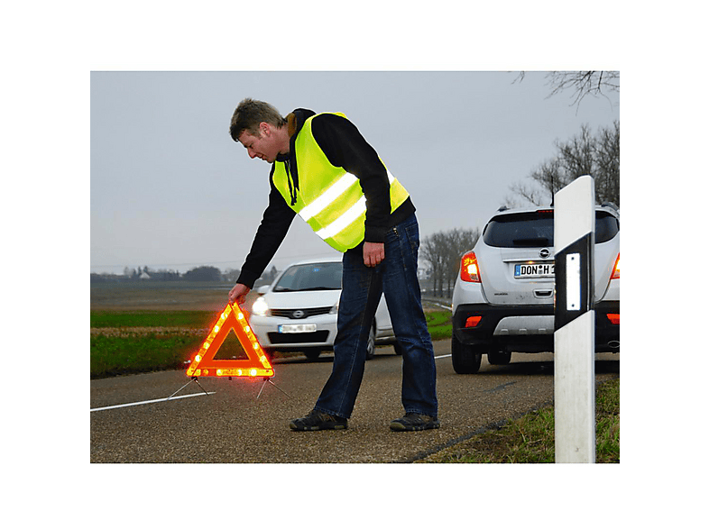 HAMA Warnweste "Automotive", Neongelb Warnschutz