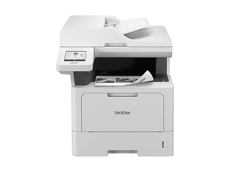 Stampante Laser Multifunzione 3 in 1 bianco e nero BROTHER DCP-L5510DW, A4, Fronte retro automatico, WiFi, Bianca