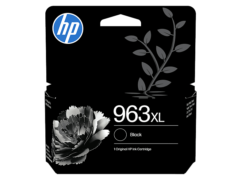 Cartucho de tinta - HP 963XL Negro, 3JA30AE, 47.86 ml, 2000 páginas, Compatible con la gama OfficeJet Pro