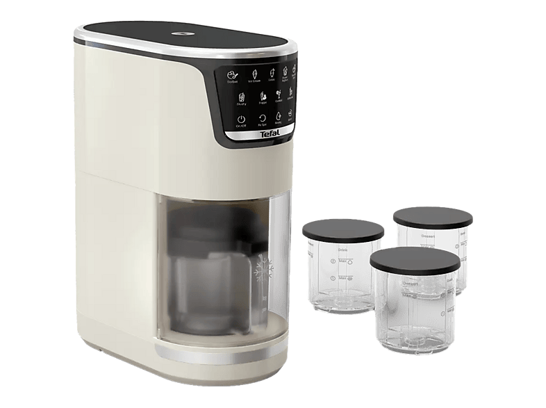 TEFAL Dolci Eismaschine (600 W, Weiss)