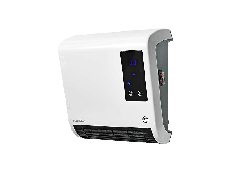 Nedis HTBA20WT Keramik-Heizlüfter HTBA20WT 20 m² Weiß, Grau — Foto 5 von 6