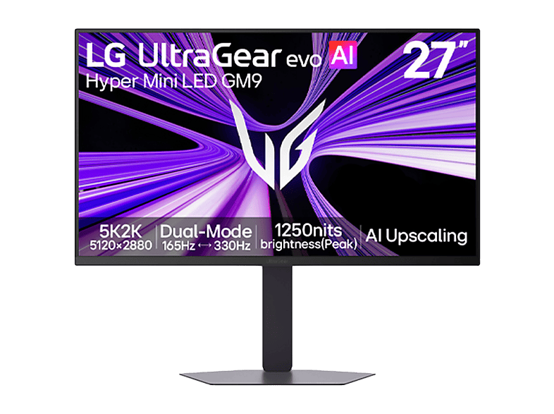 LG 27GM950B-B.AEU 27 5K Dual Mode Miniled Gaming Monitor