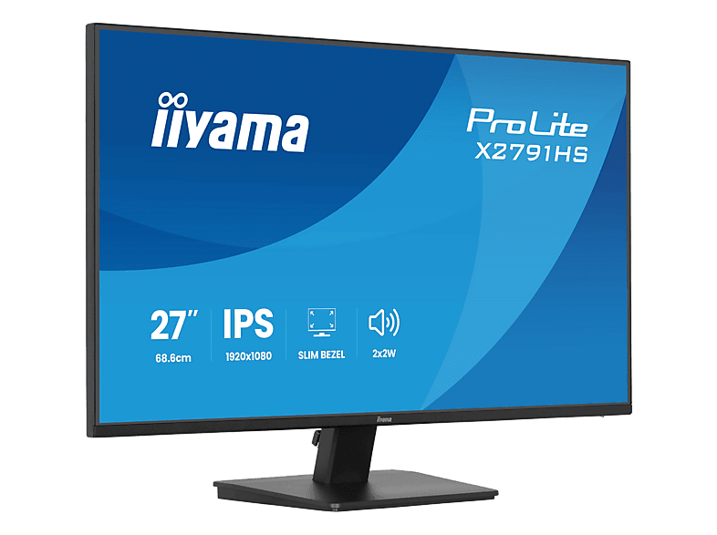 Monitor IIYAMA ProLite X2791HS-B1 27 FHD IPS Adaptive Sync Flicker free Czarny