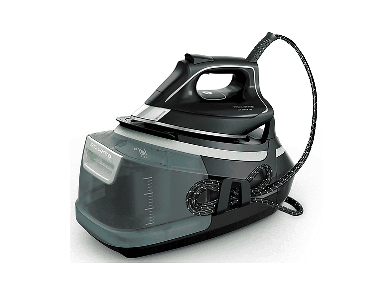 FERRO A CALDAIA ROWENTA STEAM PRO DG9621, Potenza 2800 W, pompa 7,8 bar, Vapore continuo fino a 140 g/min, Sistema anticalcare integrato, Capacità serbatoio 1,3 l, Piastra in Microsteam 400HD 3De Laser