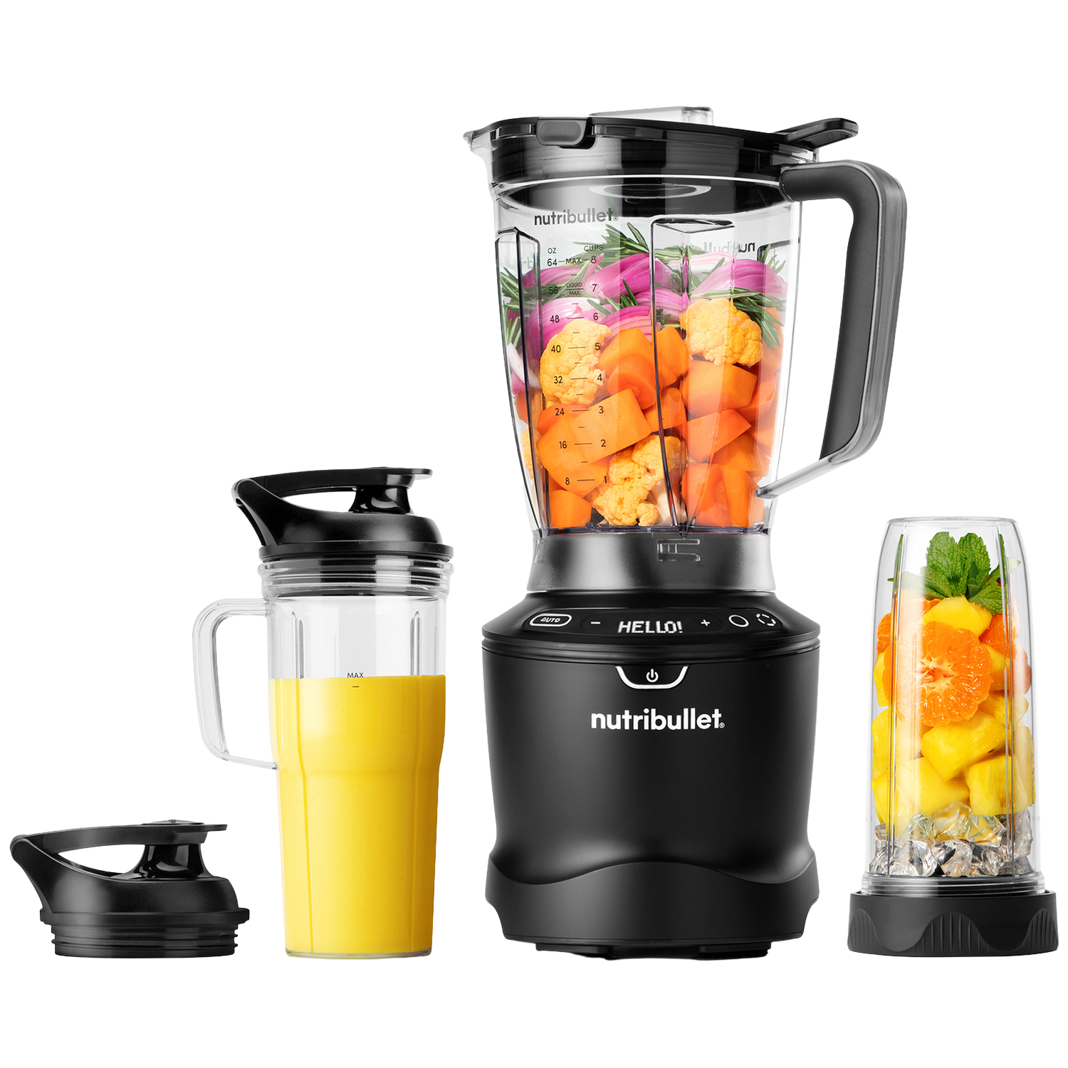 Nutribullet Smart Sense 1500 9 Pcs Blender Zwart