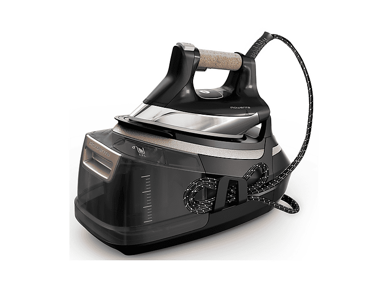 FERRO A CALDAIA ROWENTA STEAM PRO DG9661, Potenza 2800 W, pompa 8 bar, Vapore continuo fino a 600 g/min, Sistema anticalcare integrato, Capacità serbatoio 1,3 l, Piastra in Microsteam 400HD 3De Laser
