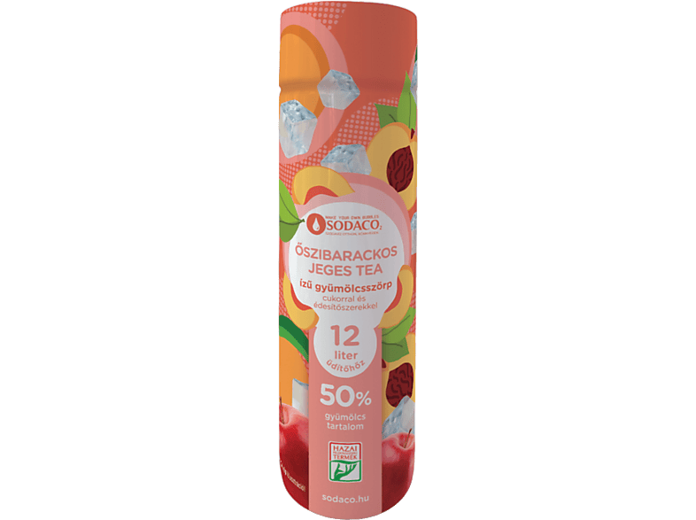 SODACO Barackos ice tea ízesítésű szörp, 500 ml | MediaMarkt