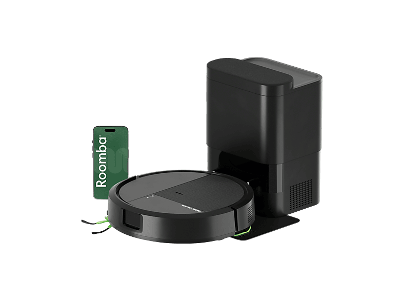iRobot Roomba Combo 115 + AutoEmpty™ Dock Wisch- und Saugroboter (Schwarz)