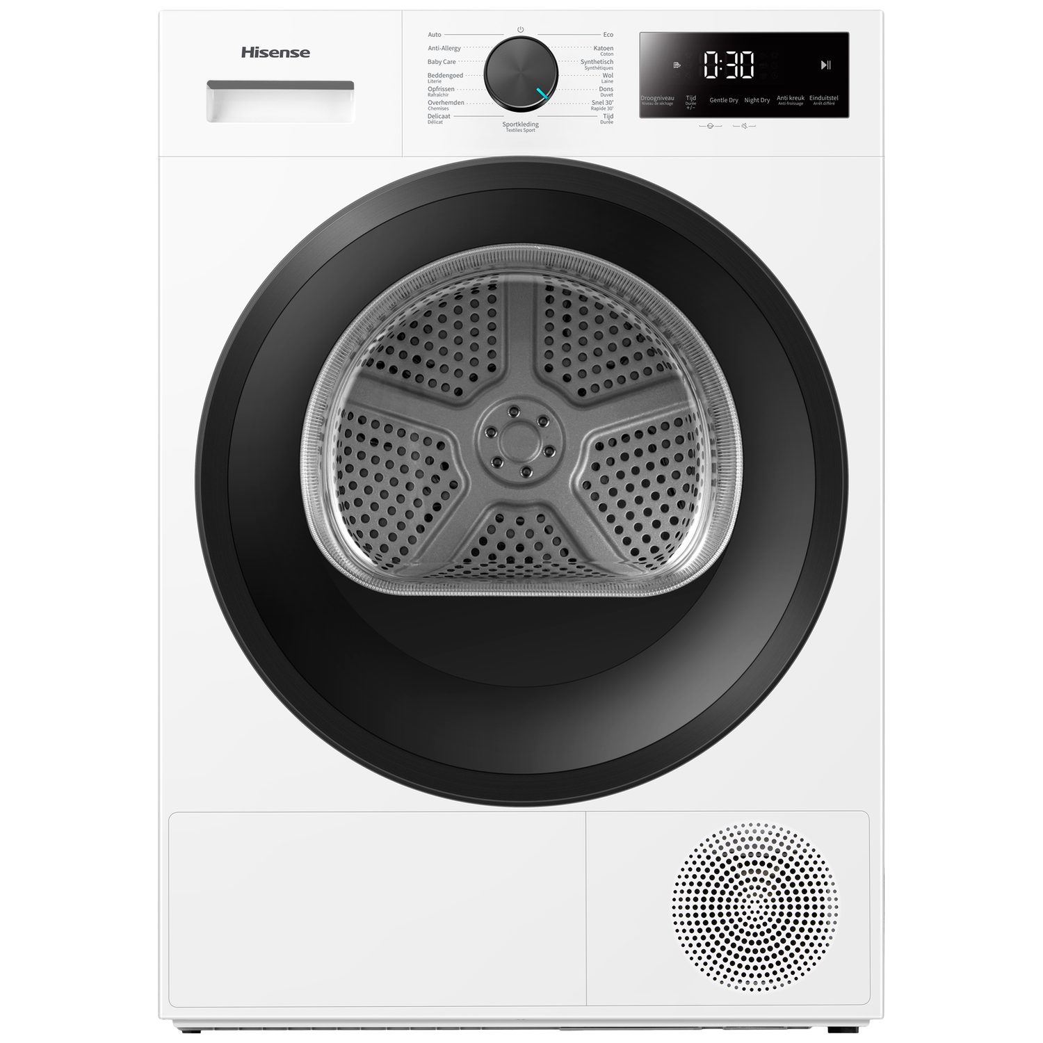 HISENSE WF1I8042BWPNB/X 8 kg 1400 rpm 72 dB Wasmachine (8 kg, 1400 rpm, A)