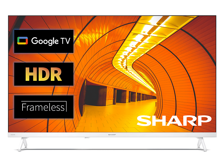LED SHARP 32HF2465EW 32" HD Google TV HDR10 Biały