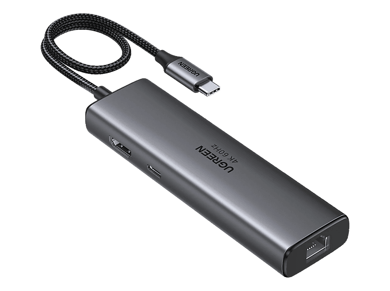 UGREEN 6in1 USB-C HUB, Grau