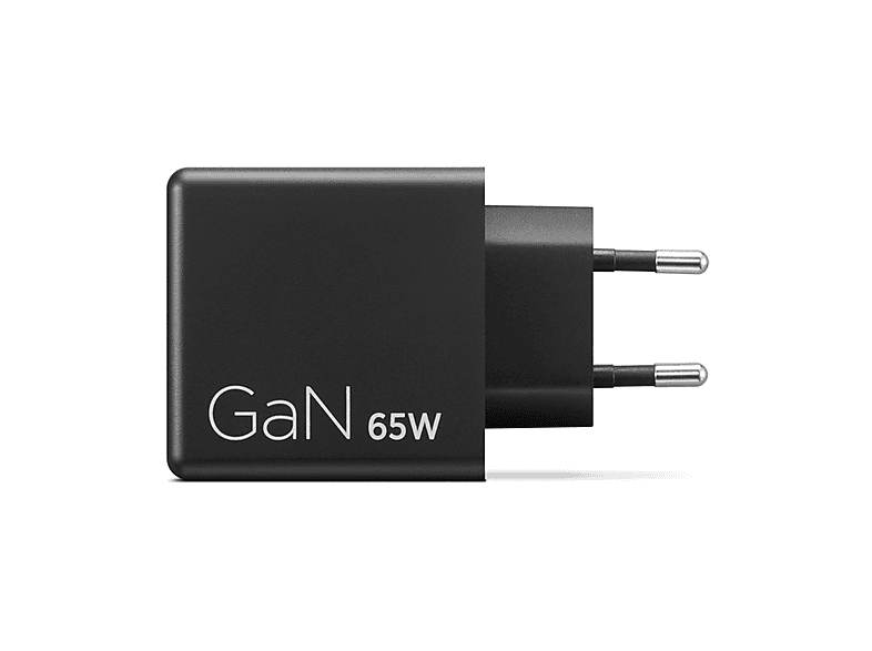 CARICABATTERIA LENOVO Dual USB-C 65W GaN Charger da 65W, Nero
