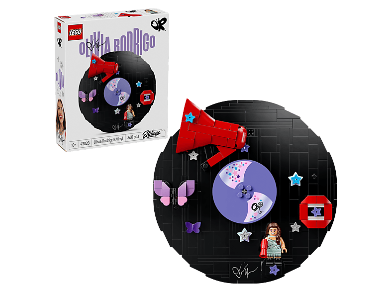Lego Editions: Music 43028 Olivia Rodrigos Schallplatte Bausatz