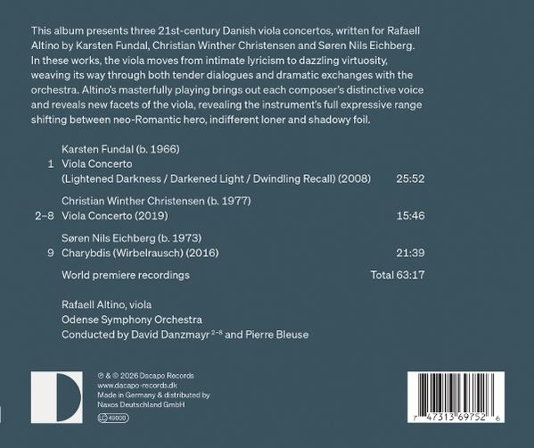 CD-Rückseite mit Albuminformationen, Titelliste und Barcode.
