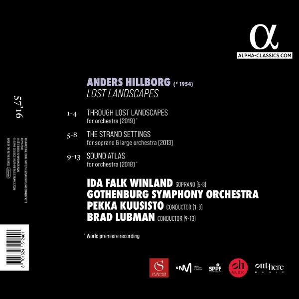 Albumcover mit Titel, Komponist, Orchester und Aufnahmedetails.