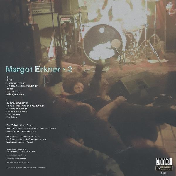 Albumcover mit Band und Titelliste von Margot Erkner, 2.